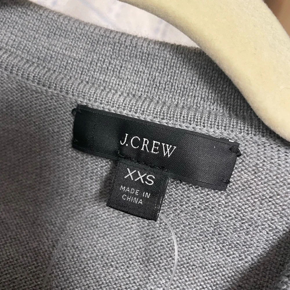 J. Crew Gray Long Sleeve Dress - Picture 5 of 6